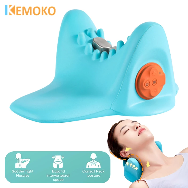 Electric Neck Stretcher Cervical Massager Pulse Traction Relax Muscle Heating Traction Head Acupoint Warm Vibration Massage
Electric Neck Stretcher Cervical Massager Pulse Traction Relax Muscle Heating Traction Head Acupoint Warm Vibration Massage