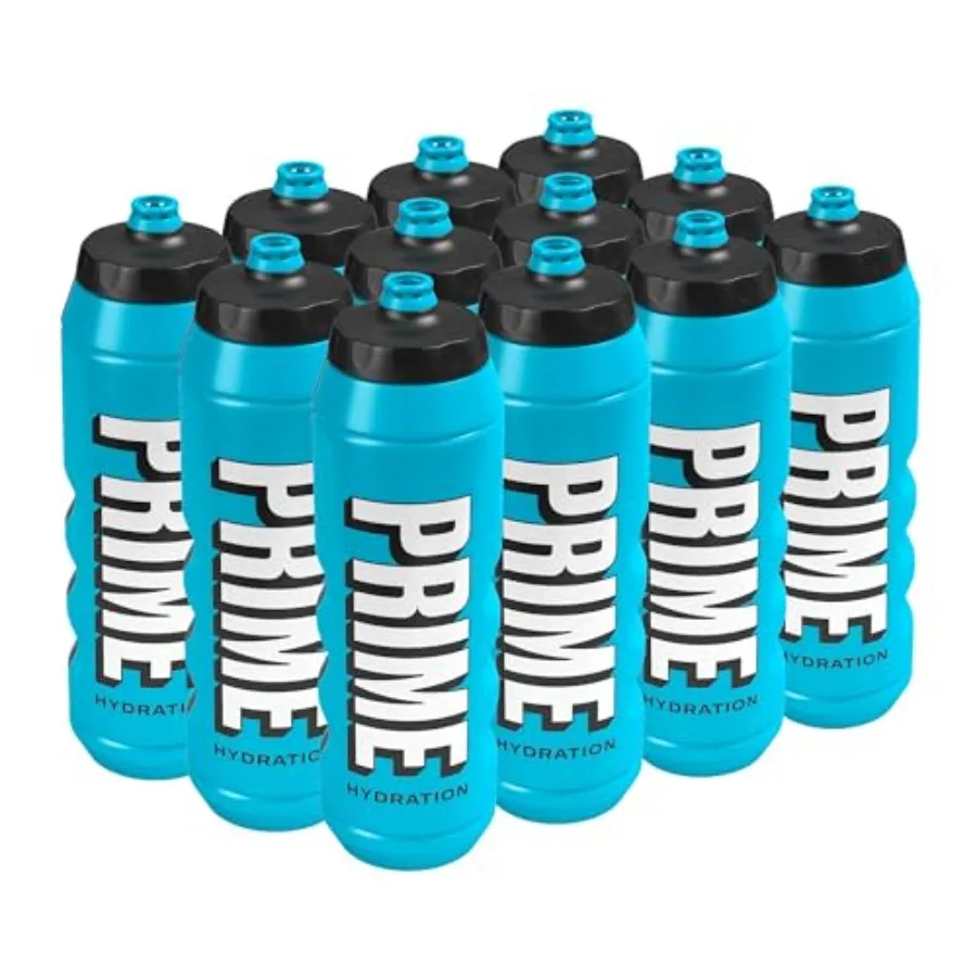 PRIME 32 oz Blue Squeeze Sports Water Bottles BPA Free Dishwasher Safe Easy-Grip Ergonomic Leakproof Design Fast Hydration for
PRIME 32 oz Blue Squeeze Sports Water Bottles BPA Free Dishwasher Safe Easy-Grip Ergonomic Leakproof Design Fast Hydration for