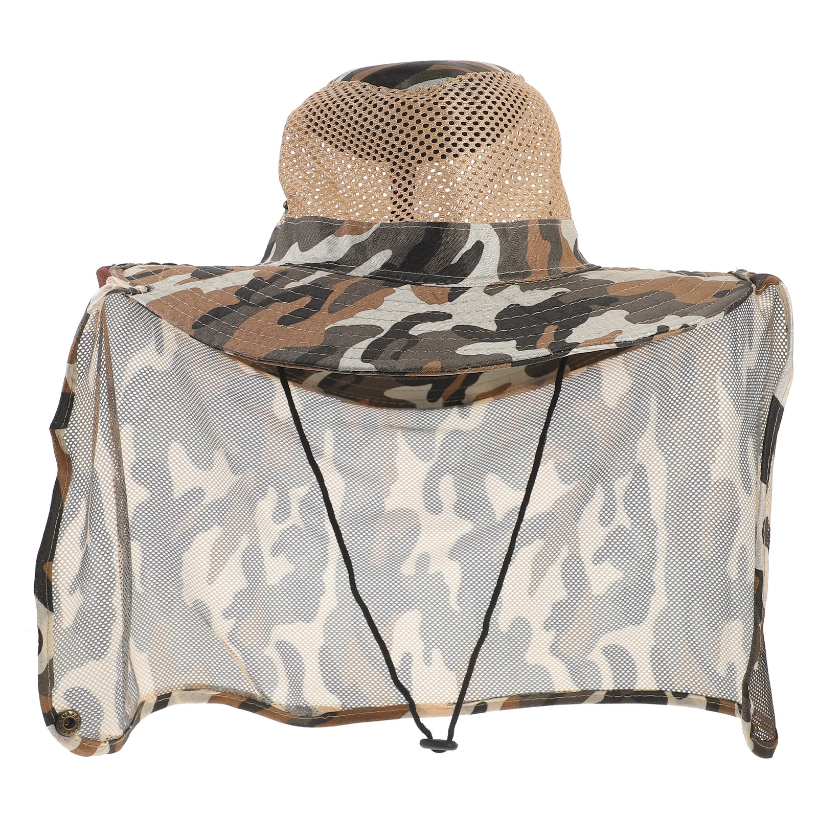 Outdoor Camouflage Fishing Hat with Long Neck Flap Mesh Net Breathable Bug Protection Hat for Hunting Hiking Insect Defense
Outdoor Camouflage Fishing Hat with Long Neck Flap Mesh Net Breathable Bug Protection Hat for Hunting Hiking Insect Defense