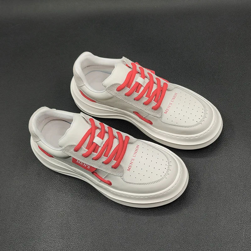 Men's High-end Casual Genuine Leather Suede Small Trendy Height Increasing Shoes Men's White Board Shoes Loafers Men's Sneakers
Men's High-end Casual Genuine Leather Suede Small Trendy Height Increasing Shoes Men's White Board Shoes Loafers Men's Sneakers