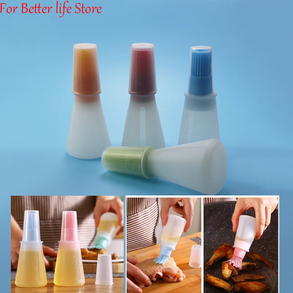1 PCS Oil Bottle With Measuring Cap, Silicone Brush, Controllable Oil Absorbing Material Brush, Brush, Barbecue Brush, BBQ Brush
1 PCS Oil Bottle With Measuring Cap, Silicone Brush, Controllable Oil Absorbing Material Brush, Brush, Barbecue Brush, BBQ Brush
