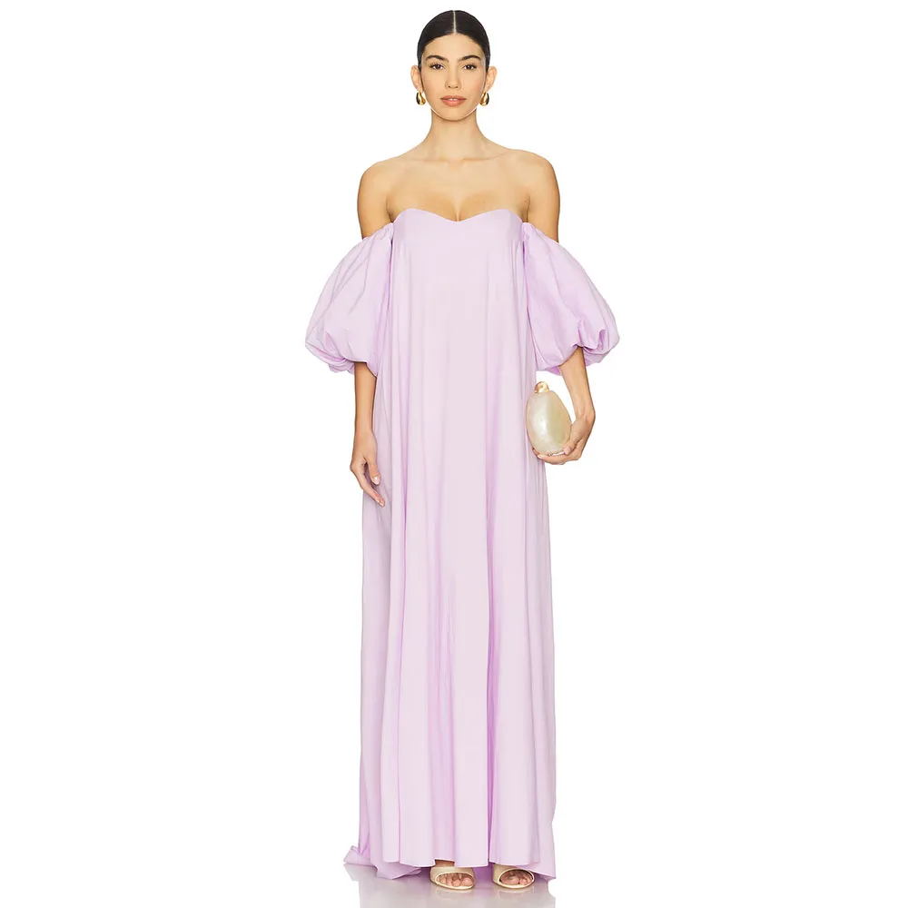 Lilac Evening Gown Off The Shouder Prom Dress For Wedding Floor Length SweeP Train Formal Short Sleeves Saudi Arabia Party Dress
Lilac Evening Gown Off The Shouder Prom Dress For Wedding Floor Length SweeP Train Formal Short Sleeves Saudi Arabia Party Dress