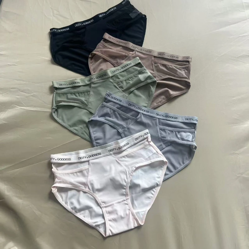 5Pcs Sexy Cotton Briefs M-XL Women's Cotton Panties Hollow Out Low-Rise Underpants Solid Color Underwear Comfortable
5Pcs Sexy Cotton Briefs M-XL Women's Cotton Panties Hollow Out Low-Rise Underpants Solid Color Underwear Comfortable
