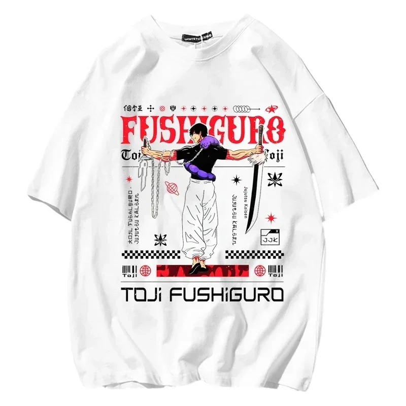 Jujutsu Kaisen Gojo Satoru 100% cotton T-shirt Japanese anime summer new men's T-shirt outdoor casual street fashion tops
Jujutsu Kaisen Gojo Satoru 100% cotton T-shirt Japanese anime summer new men's T-shirt outdoor casual street fashion tops