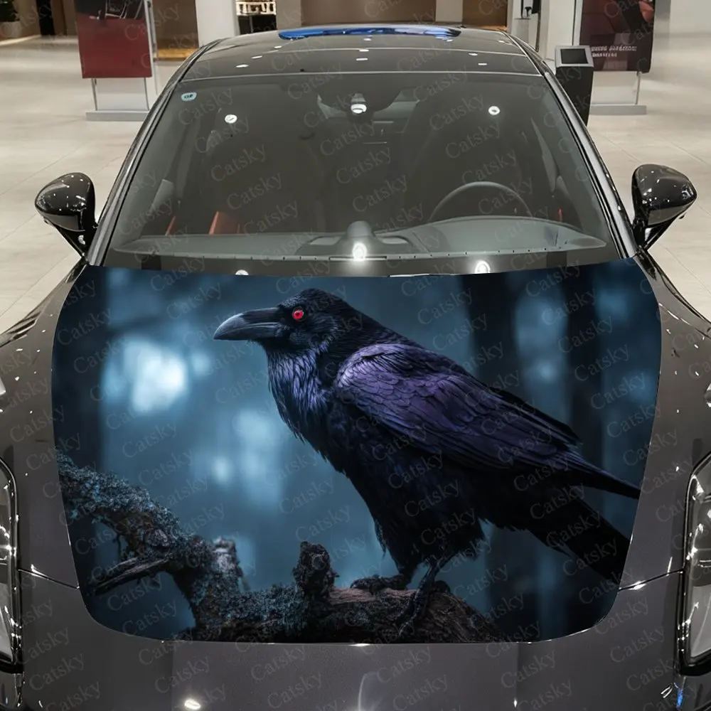 Purple-Feathered Raven in Misty Realm Car Vinyl Wrap, PVC Waterproof Car Hood Sticker, Self-Adhesive Scratch-Resistant Stickers
Purple-Feathered Raven in Misty Realm Car Vinyl Wrap, PVC Waterproof Car Hood Sticker, Self-Adhesive Scratch-Resistant Stickers