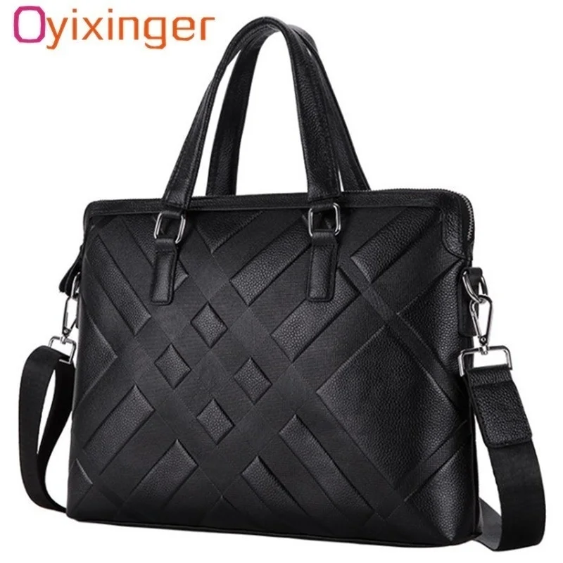 Men's Genuine Leather Briefcase Satchel Bags For Men Business Fashion Soft Cowhide Shoulder Laptop Bag Bolsa Masculina Cartable
Men's Genuine Leather Briefcase Satchel Bags For Men Business Fashion Soft Cowhide Shoulder Laptop Bag Bolsa Masculina Cartable