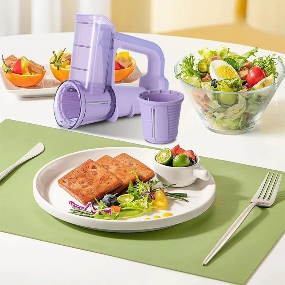 Handheld Electric Vegetable Slicer Rechargeable Automatic Multifunctional Vegetable Cutter Effortless Plastic
Handheld Electric Vegetable Slicer Rechargeable Automatic Multifunctional Vegetable Cutter Effortless Plastic