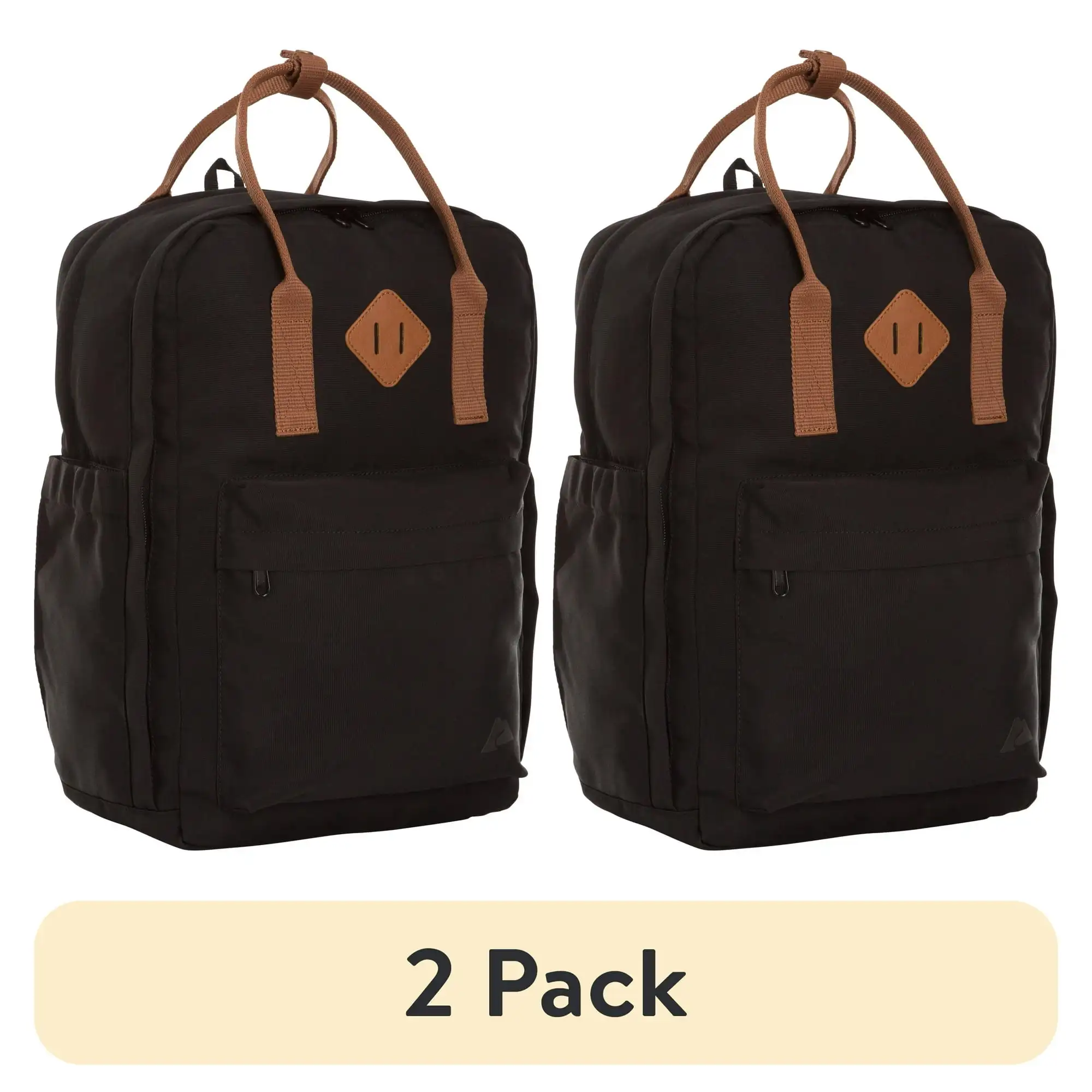 (2 Pack) Ozark Trail Asheville Dual-Carry Backpack, Black, Everyday, Polyester, Adult, Teen
(2 Pack) Ozark Trail Asheville Dual-Carry Backpack, Black, Everyday, Polyester, Adult, Teen