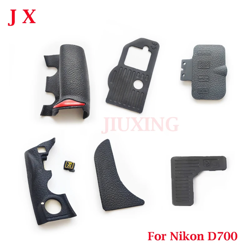 New A Set of 6 Pieces Front Hand Grip Botom Thumb Rubber Cover USB with Adhesive Tape for Nikon D700 Camera Repair Part
New A Set of 6 Pieces Front Hand Grip Botom Thumb Rubber Cover USB with Adhesive Tape for Nikon D700 Camera Repair Part