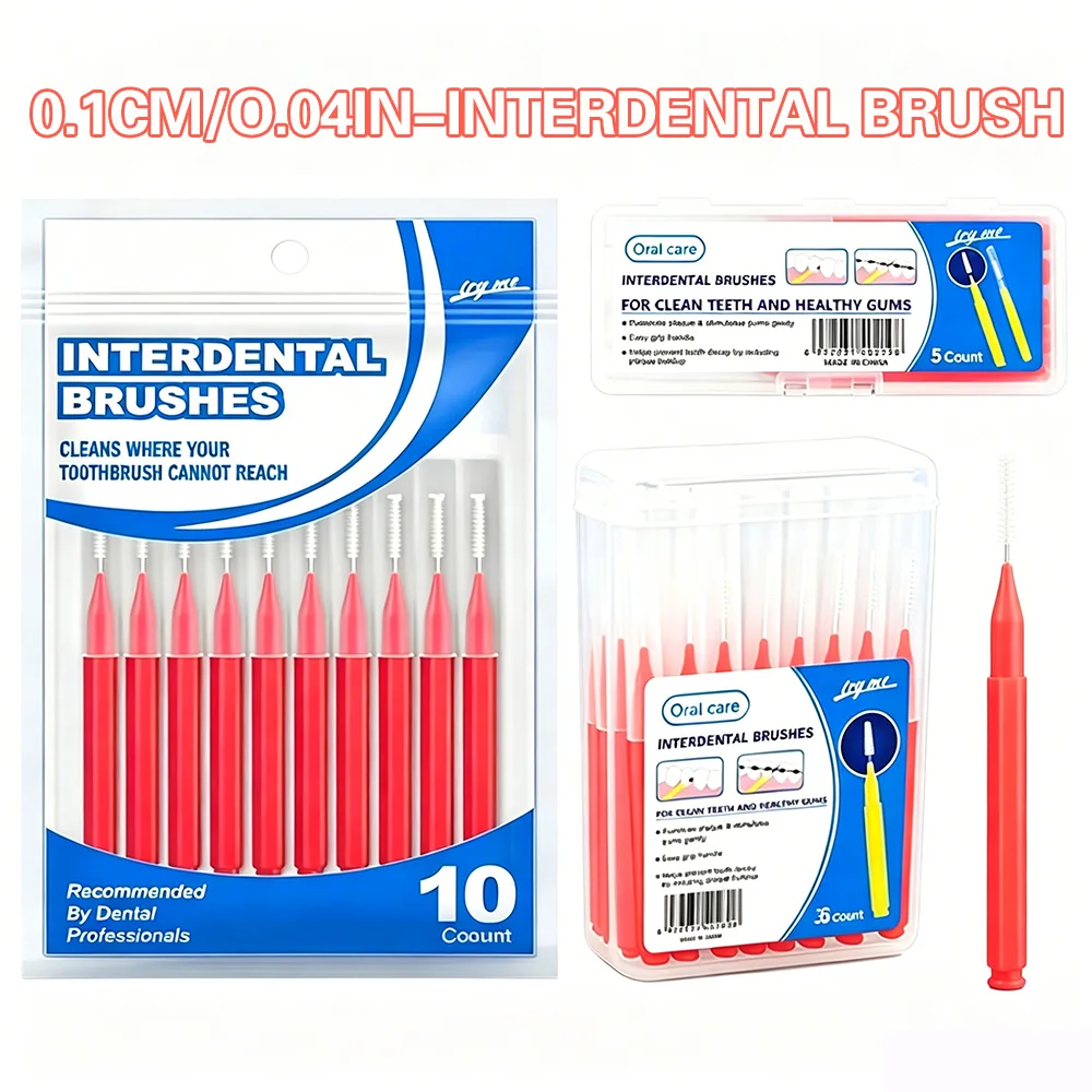 Disposable Thin Interdental Cleaners 0.04 Inch 0.1cm Portable Tooth Gap Brush for Between Teeth Oral Deep Clean
Disposable Thin Interdental Cleaners 0.04 Inch 0.1cm Portable Tooth Gap Brush for Between Teeth Oral Deep Clean