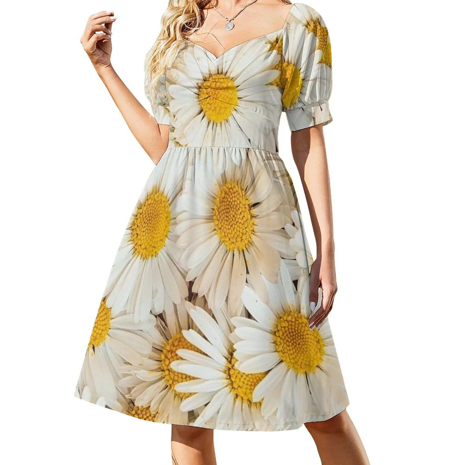Summer Daisies Casual Dress Street Style Dresses Sexy V Neck Festival Design Dress Big Size 4XL 5XL
Summer Daisies Casual Dress Street Style Dresses Sexy V Neck Festival Design Dress Big Size 4XL 5XL