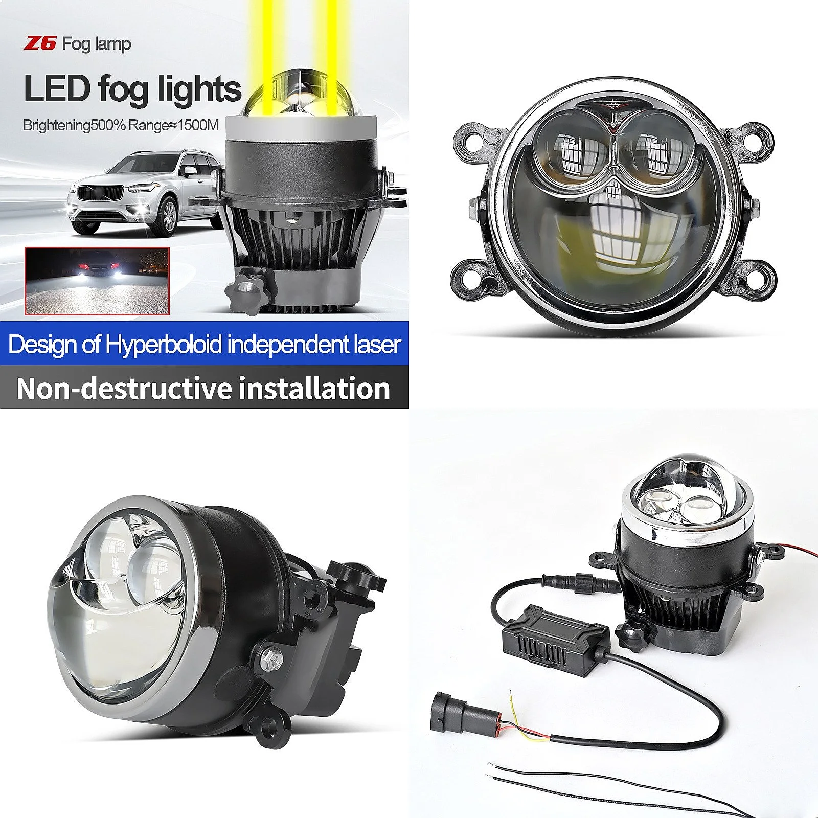 Auto LED Bi-Lens 3 Inch Fog Light Dual Direct Laser Projector for Toyota Nissan Ford Honda
Auto LED Bi-Lens 3 Inch Fog Light Dual Direct Laser Projector for Toyota Nissan Ford Honda