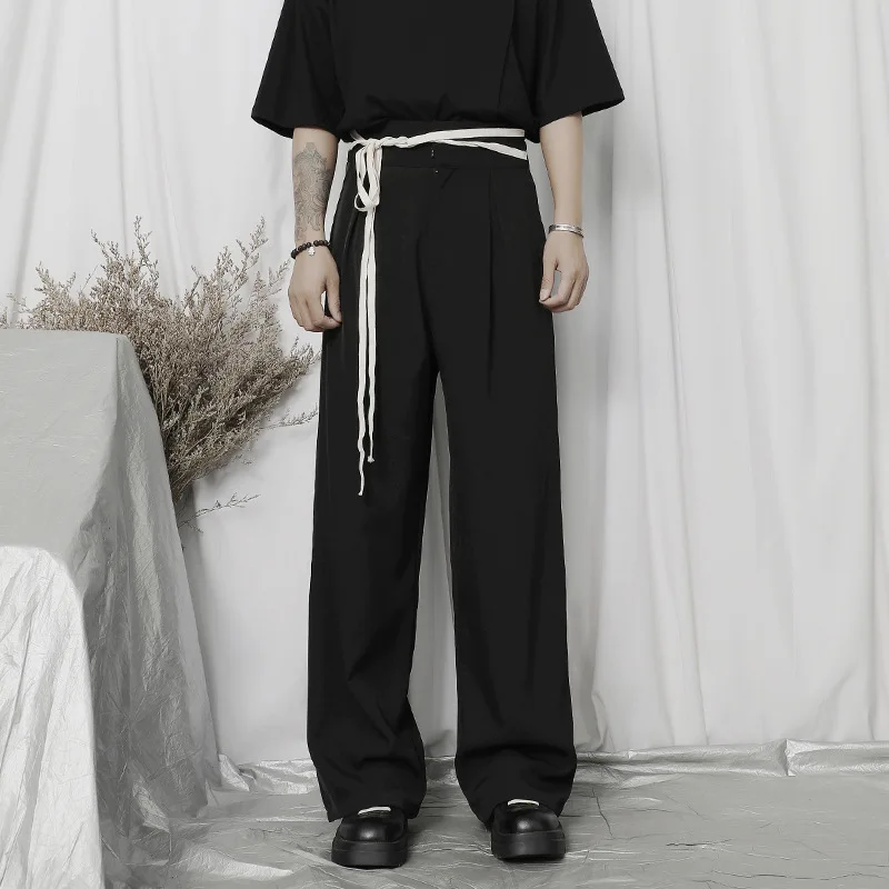 Men's New Casual Pants Japanese Trend Large Size High Waist Thin Loose Fashion Versatile Straight Tube Wide Leg Pants
Men's New Casual Pants Japanese Trend Large Size High Waist Thin Loose Fashion Versatile Straight Tube Wide Leg Pants