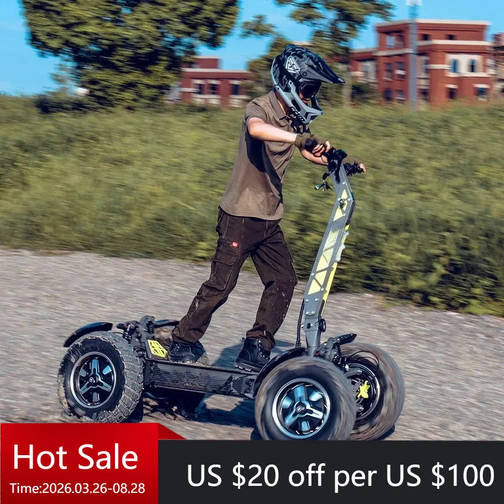 TcLangfeite 19-inch DTV high-performance brushless four-wheel drive electric scooter foldable design 200kg load-bearing 6720W
TcLangfeite 19-inch DTV high-performance brushless four-wheel drive electric scooter foldable design 200kg load-bearing 6720W