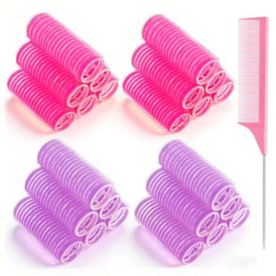 24 Pcs Self-Grip Small Hair Rollers Set, Curlers for Women Short Hair and Bangs, No Heat Hair Curlers to sleep in, Birthday Gif
24 Pcs Self-Grip Small Hair Rollers Set, Curlers for Women Short Hair and Bangs, No Heat Hair Curlers to sleep in, Birthday Gif