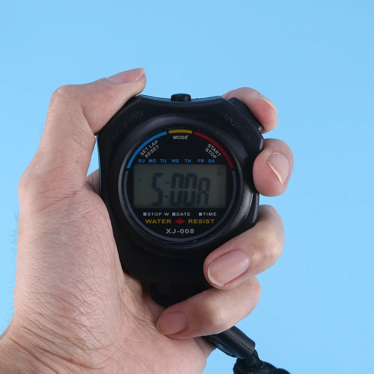 Electronic Timer Digital Stopwatch with LCD Chronograph Function for Study Cooking Tracking Black Handheld Running
Electronic Timer Digital Stopwatch with LCD Chronograph Function for Study Cooking Tracking Black Handheld Running