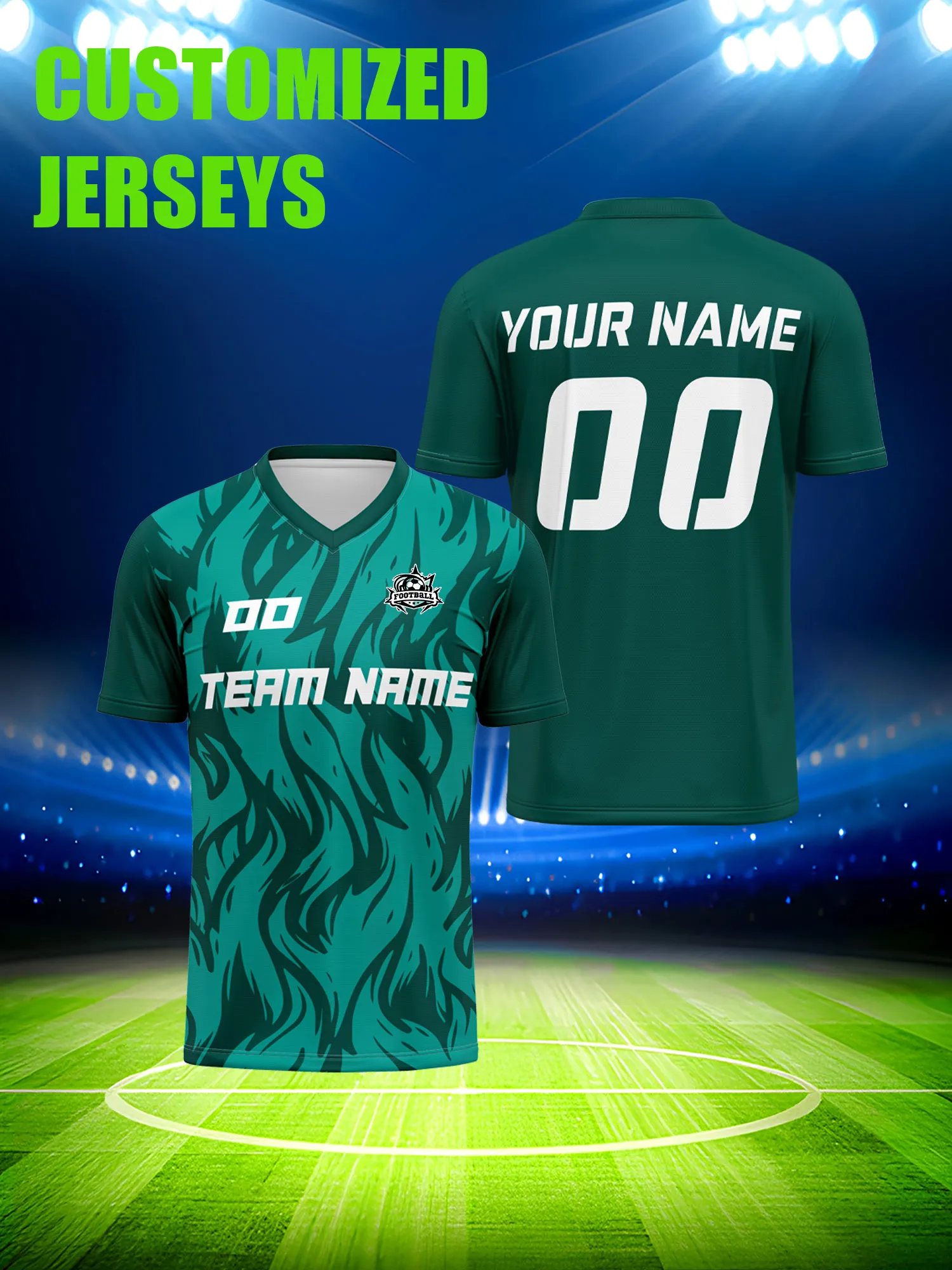 Custom Soccer Jersey With Custom Image, Number And Name, vintage retro classic stylish football shirt
Custom Soccer Jersey With Custom Image, Number And Name, vintage retro classic stylish football shirt