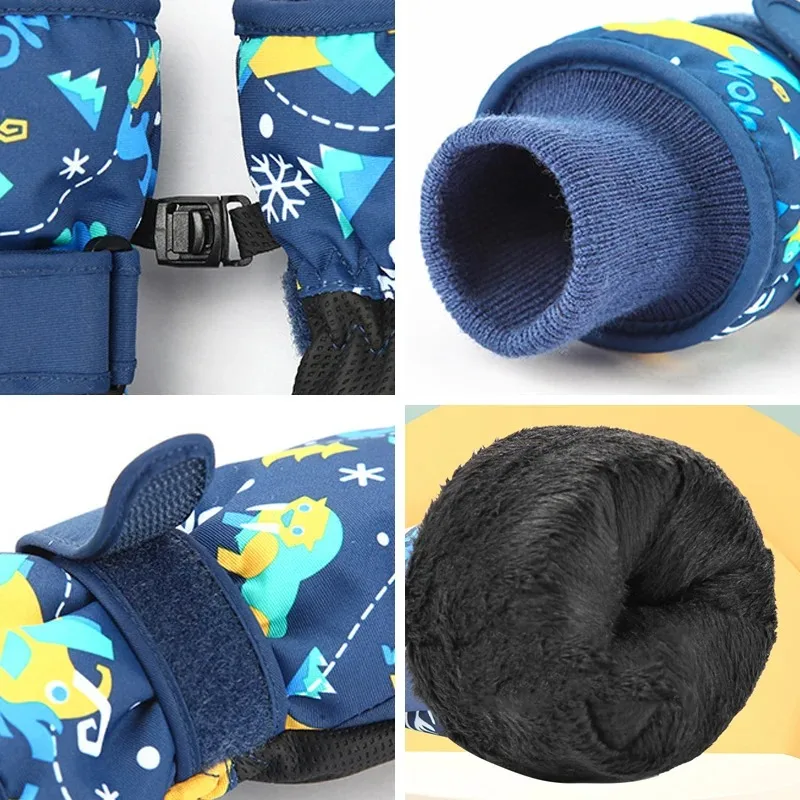 Waterproof Kids Winter Gloves Thicken Children Skiing Gloves Snowboard Riding Cycling Child Snow Gloves for Girls Boys
Waterproof Kids Winter Gloves Thicken Children Skiing Gloves Snowboard Riding Cycling Child Snow Gloves for Girls Boys
