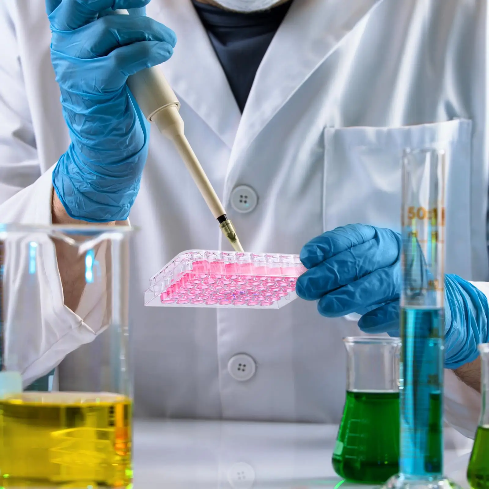 48 Holes Clear Plastic Sterile Cell Culture Plate Yeast Petri Dishes Laboratory Equipment Experiment Instrument Tools
48 Holes Clear Plastic Sterile Cell Culture Plate Yeast Petri Dishes Laboratory Equipment Experiment Instrument Tools