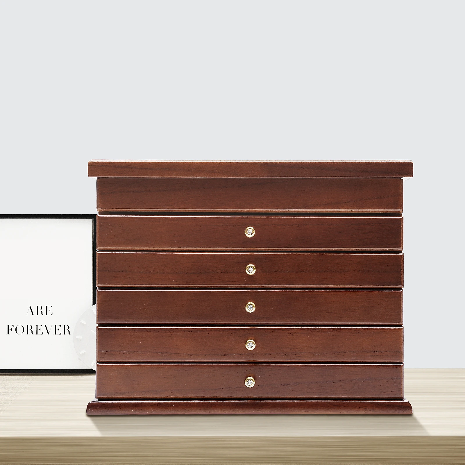 Wood Jewelry Box, Real Wooden Jewelry Holder Organizer Box with Leaf Patterns, 6 Layer Jewelry Boxes for Storage Earrings Rings
Wood Jewelry Box, Real Wooden Jewelry Holder Organizer Box with Leaf Patterns, 6 Layer Jewelry Boxes for Storage Earrings Rings