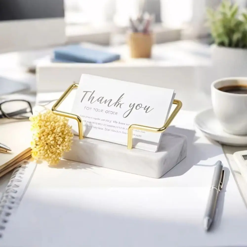 Marble Material Marble Business Card Holder Gold Metal Frame Metal Frame Metal Business Card Holder Vertical Design
Marble Material Marble Business Card Holder Gold Metal Frame Metal Frame Metal Business Card Holder Vertical Design