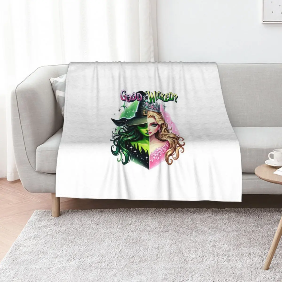 Good or Wicked Glinda Elphaba Throw Blanket Soft Plush Blanket as Housewarming Gift
Good or Wicked Glinda Elphaba Throw Blanket Soft Plush Blanket as Housewarming Gift