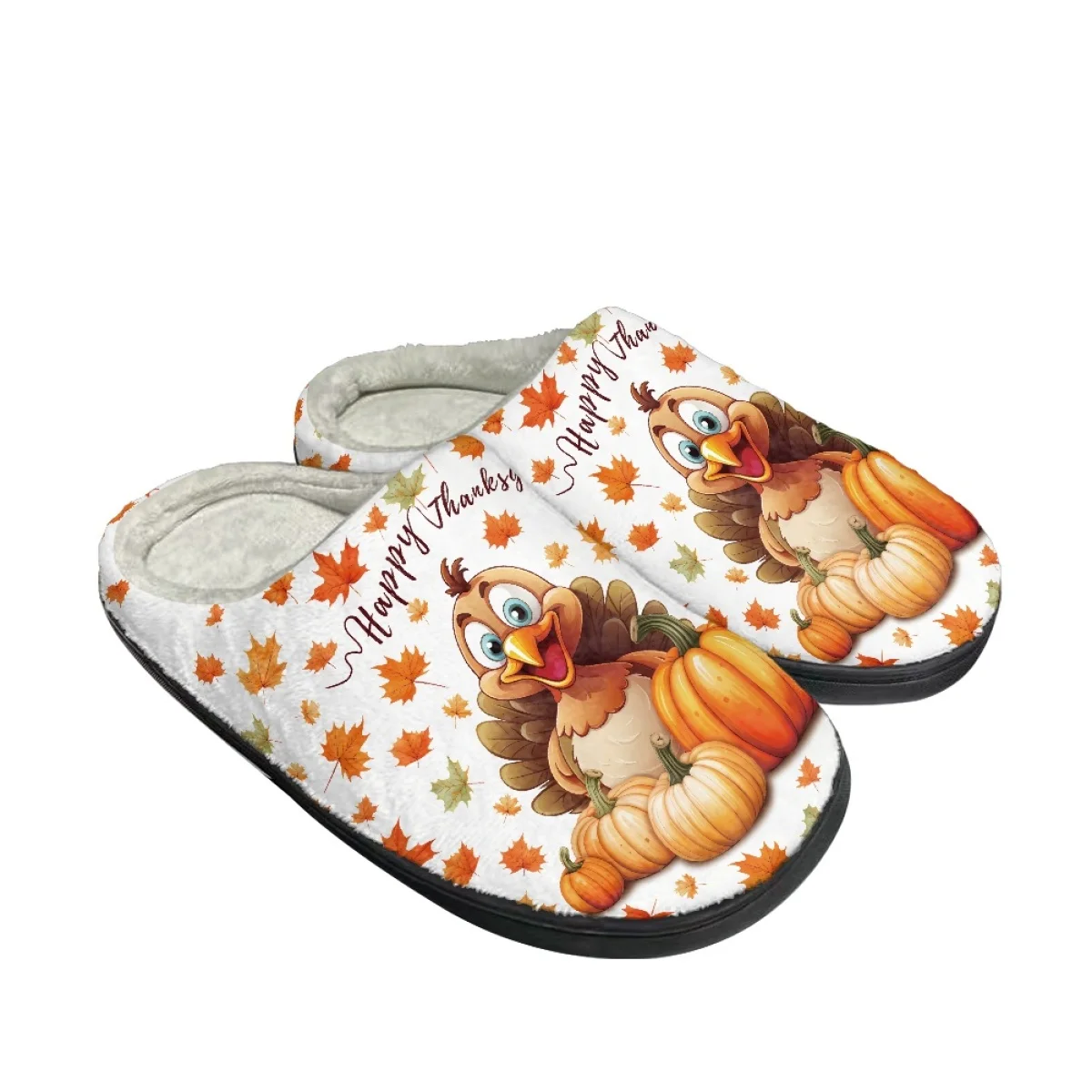 Happy Thanksgiving Cartoon Pumpkin Chick Pattern Autumn Winter Home Cotton Slippers Lightweight Art Woman Breathable Plush Shoes
Happy Thanksgiving Cartoon Pumpkin Chick Pattern Autumn Winter Home Cotton Slippers Lightweight Art Woman Breathable Plush Shoes