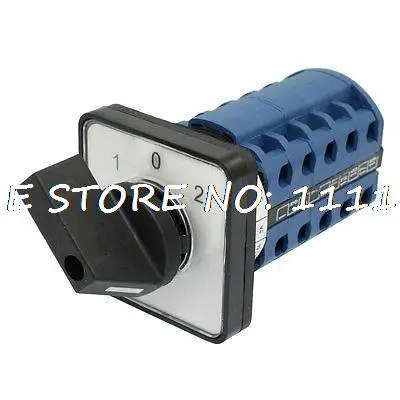 SZW26-20/D505.5 AC 660V 20A on/off/on (1-0-2) 3 Positions Rotary Combination Switch
SZW26-20/D505.5 AC 660V 20A on/off/on (1-0-2) 3 Positions Rotary Combination Switch