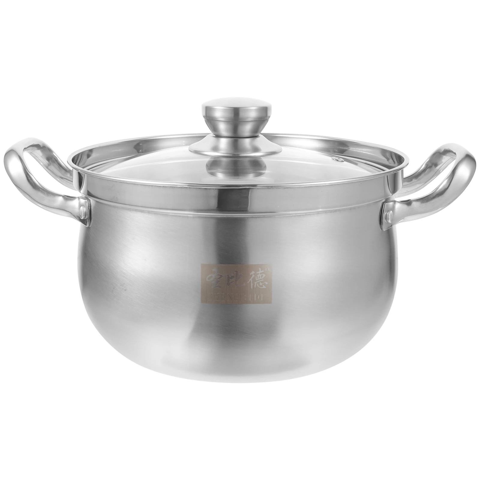 Stainless Steel Soup Pot Large Cooking Pans Silver Multi Functional Stockpot Milk Pan Instant Noodles Saucepan Heat
Stainless Steel Soup Pot Large Cooking Pans Silver Multi Functional Stockpot Milk Pan Instant Noodles Saucepan Heat