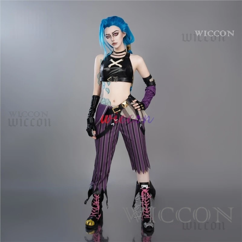 Игра LOL Arcane Jinx Косплей Костюм Crit Loli Jinx Косплей Наряд Парик Обувь Женская Сексуальная Карнавальная Вечеринка Одежда Для Ролевых Игр
Игра LOL Arcane Jinx Косплей Костюм Crit Loli Jinx Косплей Наряд Парик Обувь Женская Сексуальная Карнавальная Вечеринка Одежда Для Ролевых Игр