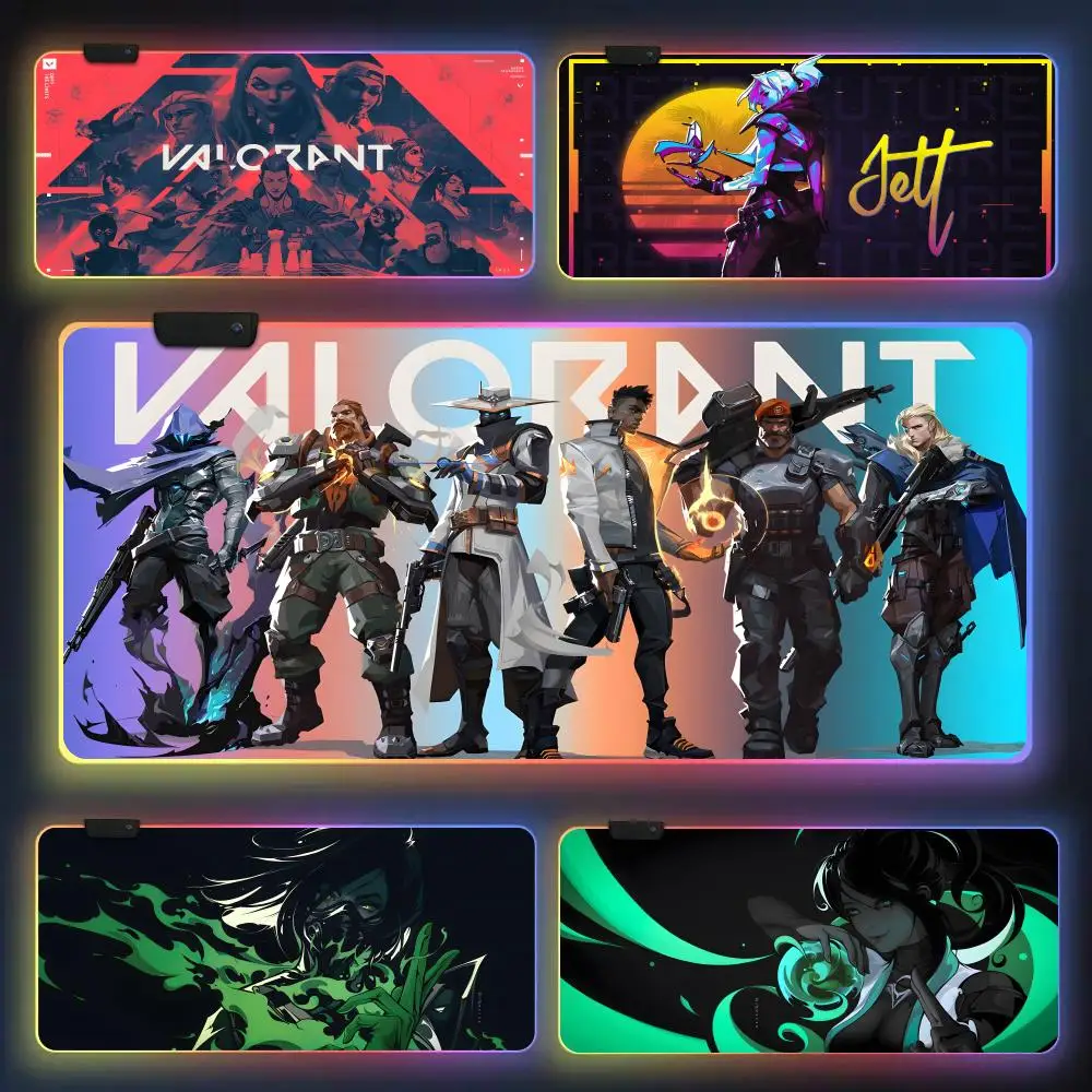 Hot ValorantS game Mouse Pad CS-GO anime character luminous mouse pad super large RGB office game competitive keyboard pad
Hot ValorantS game Mouse Pad CS-GO anime character luminous mouse pad super large RGB office game competitive keyboard pad