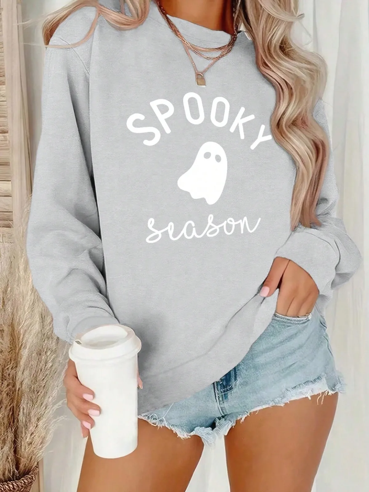 Женская толстовка с круглым вырезом и длинными рукавами на тему Хэллоуина, идея подарка для взрослых, модный повседневный пуловер с юмором, зимняя одежда
Женская толстовка с круглым вырезом и длинными рукавами на тему Хэллоуина, идея подарка для взрослых, модный повседневный пуловер с юмором, зимняя одежда