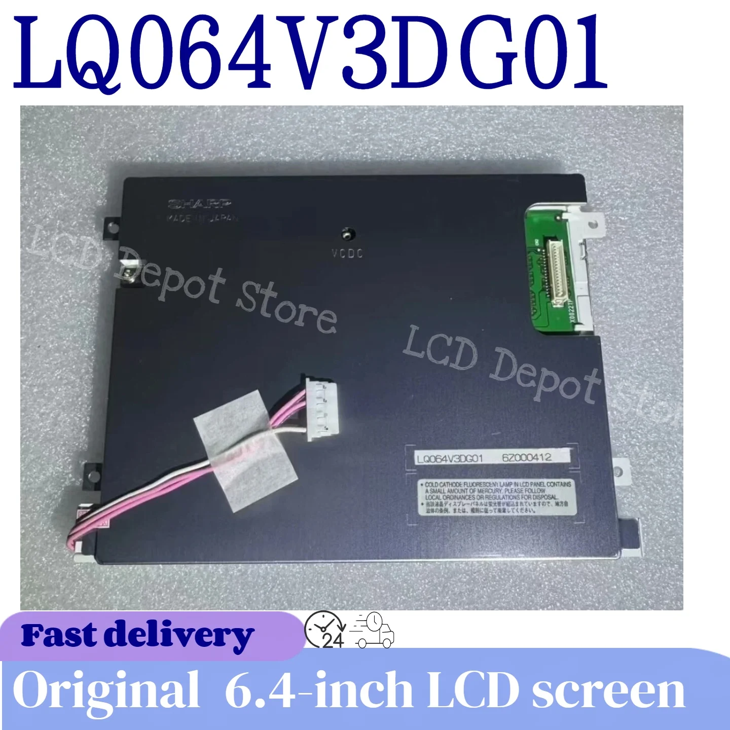LQ064V3DG01 LQ064V3DG06 original 6.4-inch LCD display screen
LQ064V3DG01 LQ064V3DG06 original 6.4-inch LCD display screen