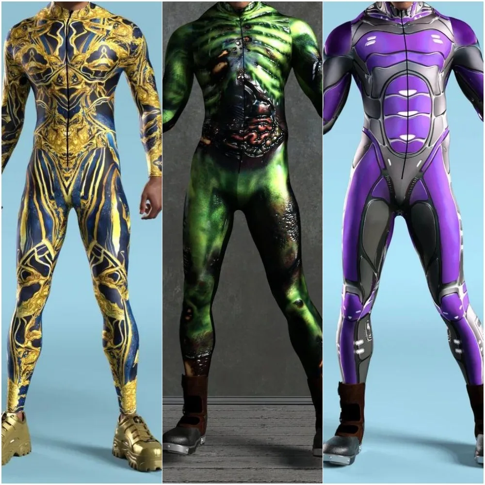 Mechanical Cyber Armor Outfit Bodysuit Cosplay Punk Jumpsuit Steampunk Costume Halloween Party Shows Men Cool Zentai Suit 2026
Mechanical Cyber Armor Outfit Bodysuit Cosplay Punk Jumpsuit Steampunk Costume Halloween Party Shows Men Cool Zentai Suit 2026