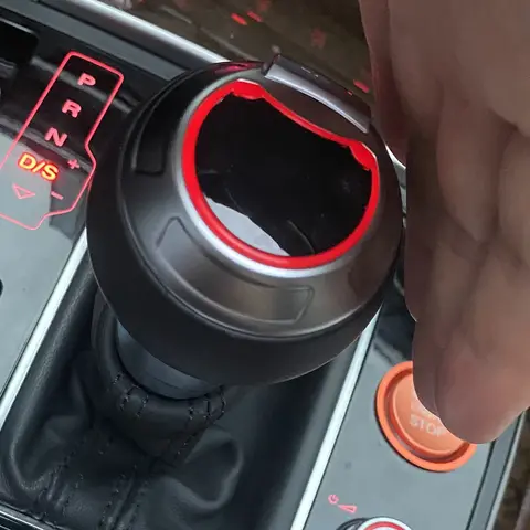 Gear Shift Knob For Audi A6 C7 A3 8v A7 A1 Q2 Q3 S3 S5 S6 S7 RS 3 4 6 7 SQ5 Led Carbon Fibre Gear Stick Lever rod Gearbox Handle