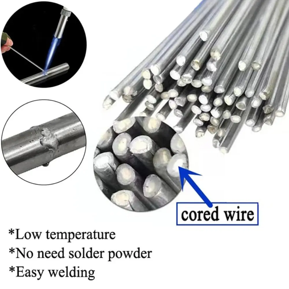 Новые алюминиевые сварочные стержни 1,6/2,0 мм, низкотемпературный, легко расплавленный сердечник, сварочная проволока 33 см
Новые алюминиевые сварочные стержни 1,6/2,0 мм, низкотемпературный, легко расплавленный сердечник, сварочная проволока 33 см