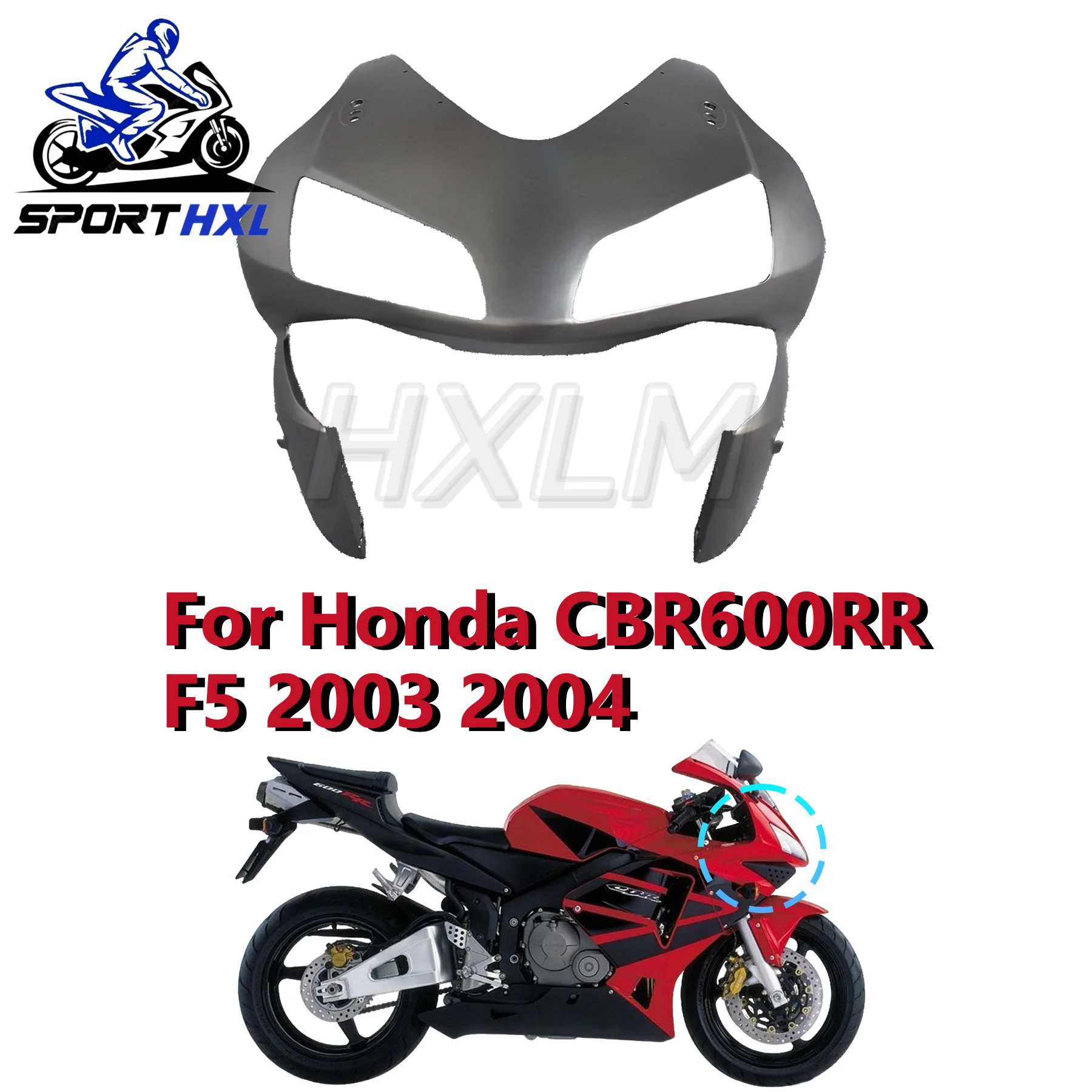 Front Nose Headlight Cover Front Protector for Honda CBR600R F5 2003-2004 Motorcycle Headlight Headlamp Cover ABS
Front Nose Headlight Cover Front Protector for Honda CBR600R F5 2003-2004 Motorcycle Headlight Headlamp Cover ABS