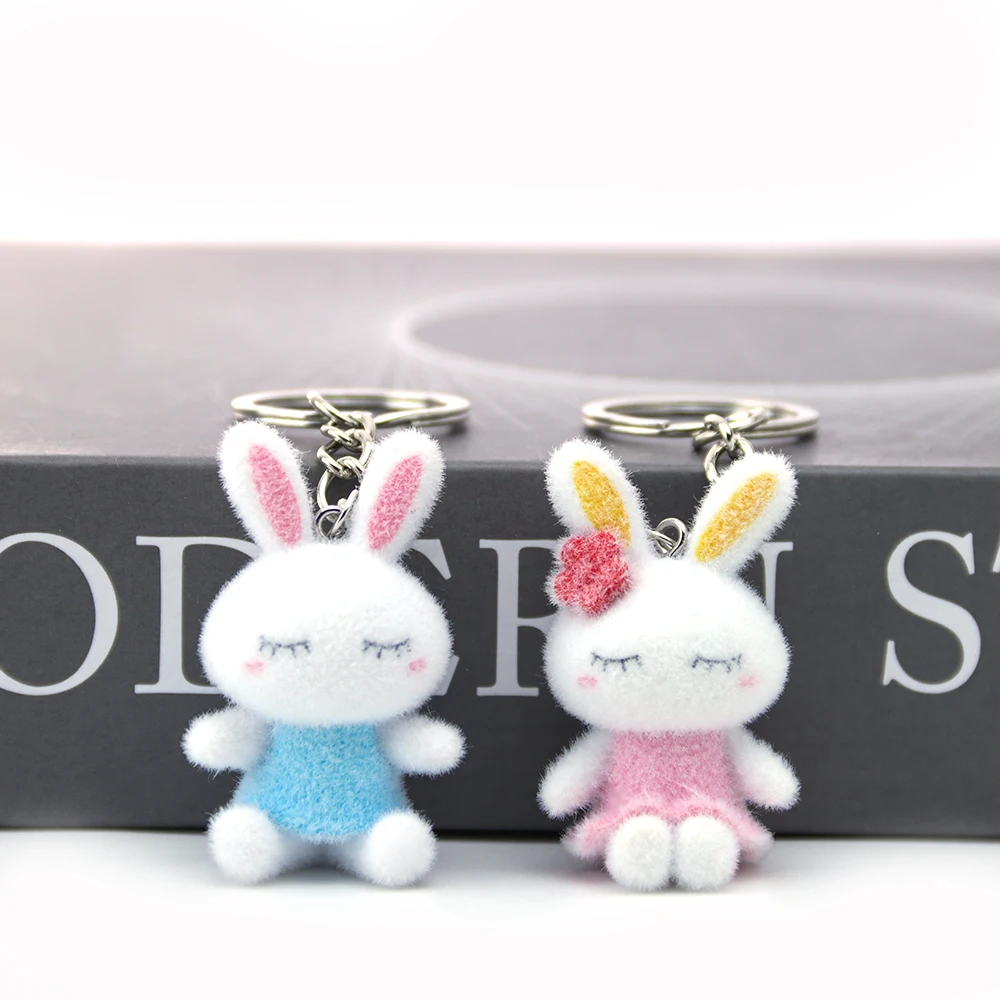 10pcs Flocking Cartoon Charms Couple Long-eared Rabbit Plush Doll Pendant for Keychain Necklace DIY Making Jewelry Accessories
10pcs Flocking Cartoon Charms Couple Long-eared Rabbit Plush Doll Pendant for Keychain Necklace DIY Making Jewelry Accessories