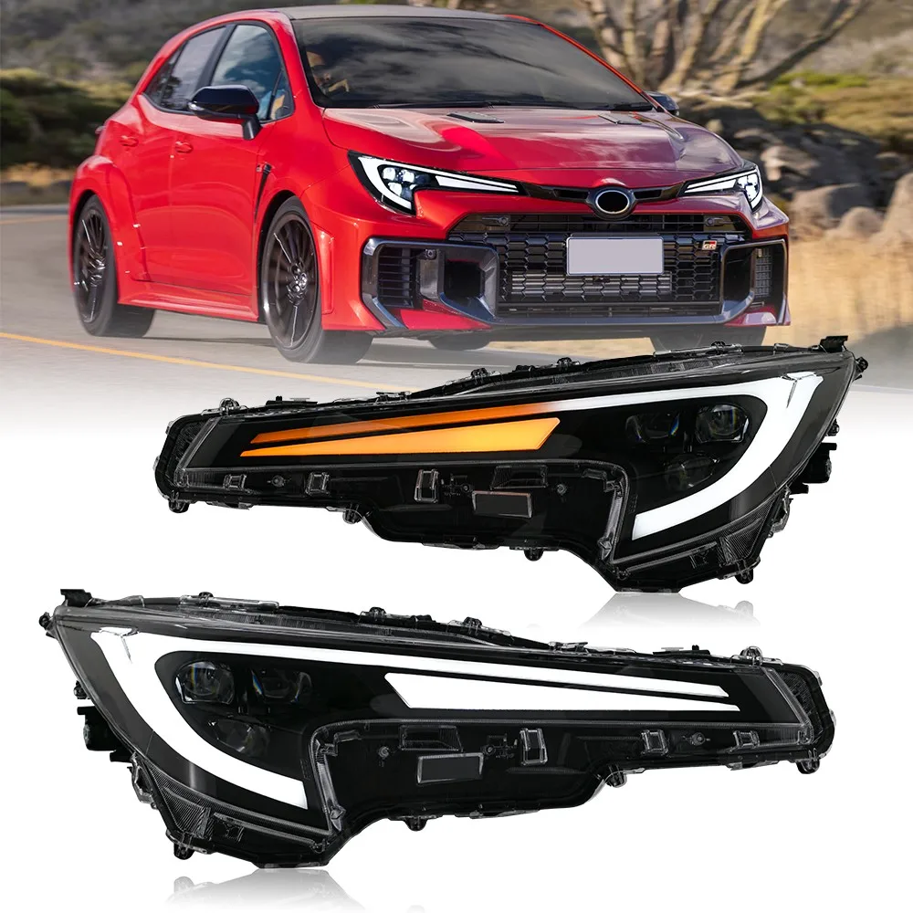 1 комплект светодиодных фар проектора в сборе для Toyota Corolla 2020-2025, передние фары, последовательные аксессуары для фар DRL 
1 комплект светодиодных фар проектора в сборе для Toyota Corolla 2020-2025, передние фары, последовательные аксессуары для фар DRL