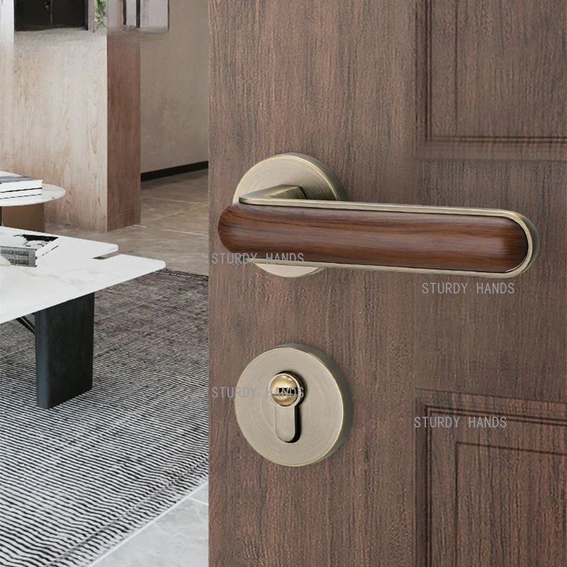 Zinc alloy new Chinese style silent door lock indoor bedroom solid wood door household split handle lockset
Zinc alloy new Chinese style silent door lock indoor bedroom solid wood door household split handle lockset
