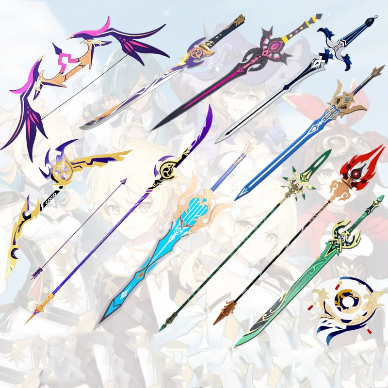 Game Genshin Impact Anime Cosplay Weapon Props Swords Spear Bow and Arrow for Zhongli Xiao Hutao Keqing Naganohara Tartaglia
Game Genshin Impact Anime Cosplay Weapon Props Swords Spear Bow and Arrow for Zhongli Xiao Hutao Keqing Naganohara Tartaglia