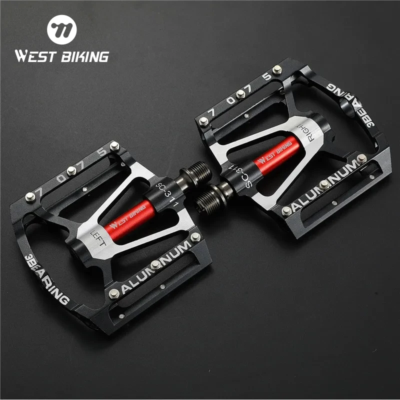 Велосипедные педали WEST BIKING, 3 подшипника, широкая платформа, Ультралегкая противоскользящая, из сплава ЧПУ, для горных и дорожных велосипедов, аксессуары для велоспорта
Велосипедные педали WEST BIKING, 3 подшипника, широкая платформа, Ультралегкая противоскользящая, из сплава ЧПУ, для горных и дорожных велосипедов, аксессуары для велоспорта