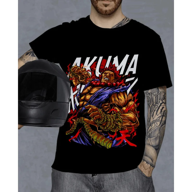 Akuma Gouki 0329 Street Fighter Retro Combat Gift t shirt Arcade game Graphic Tee 100% cotton print Y2K Clothes Large size Tops
Akuma Gouki 0329 Street Fighter Retro Combat Gift t shirt Arcade game Graphic Tee 100% cotton print Y2K Clothes Large size Tops
