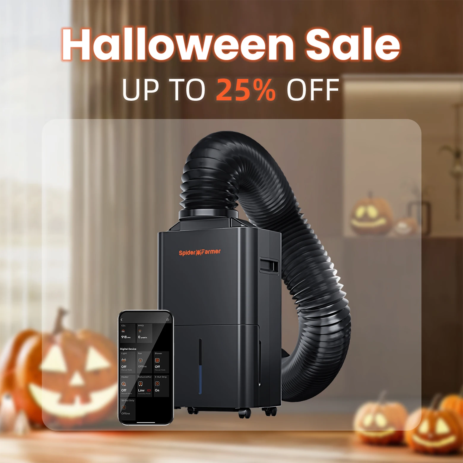 2025 Новый 32-пинтовый осушитель Spider Farmer — интеллектуальное управление с кабелем RJ12 
2025 Новый 32-пинтовый осушитель Spider Farmer — интеллектуальное управление с кабелем RJ12