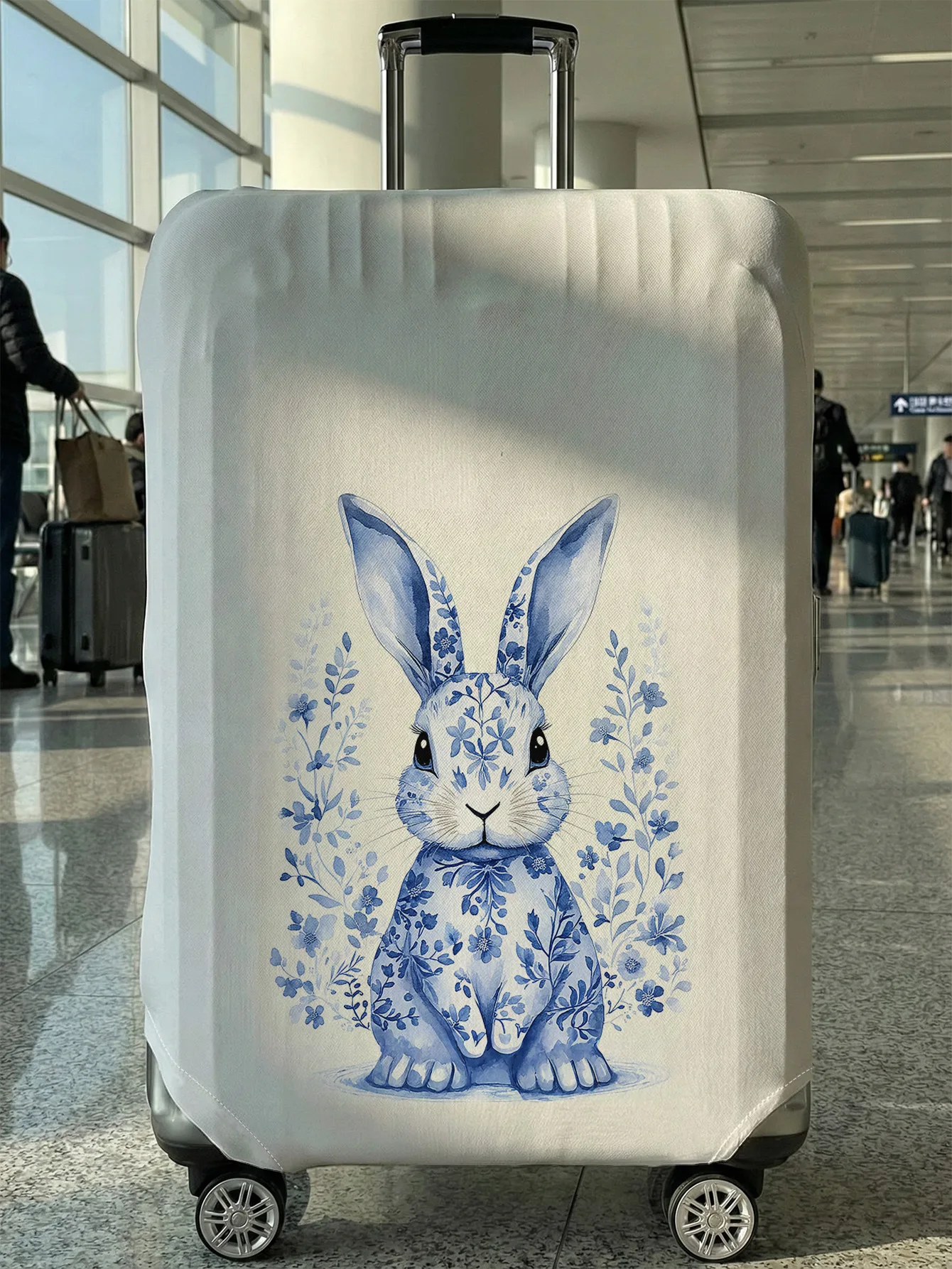 Rabbit floral print luggage protection cover, suitable for 18-32 inch luggage covers, luggage handle gloves, travel accessories
Rabbit floral print luggage protection cover, suitable for 18-32 inch luggage covers, luggage handle gloves, travel accessories