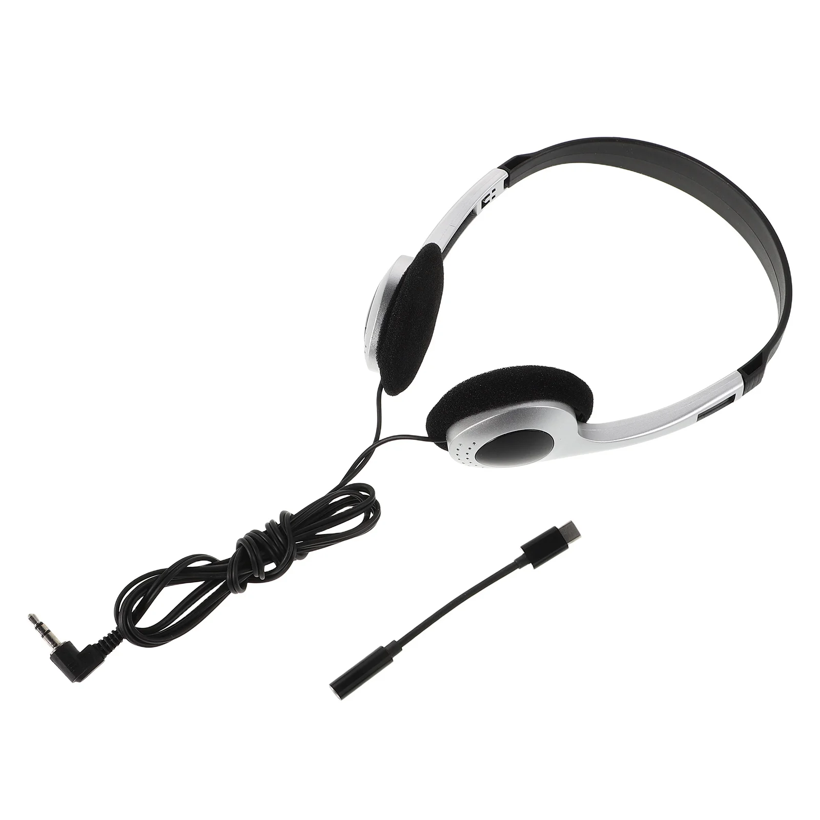 Wired Retro Silver on Ear Headphones for Computers Phones Tablets Lightweight Comfortable School Travel Use Headphones for Women
Wired Retro Silver on Ear Headphones for Computers Phones Tablets Lightweight Comfortable School Travel Use Headphones for Women