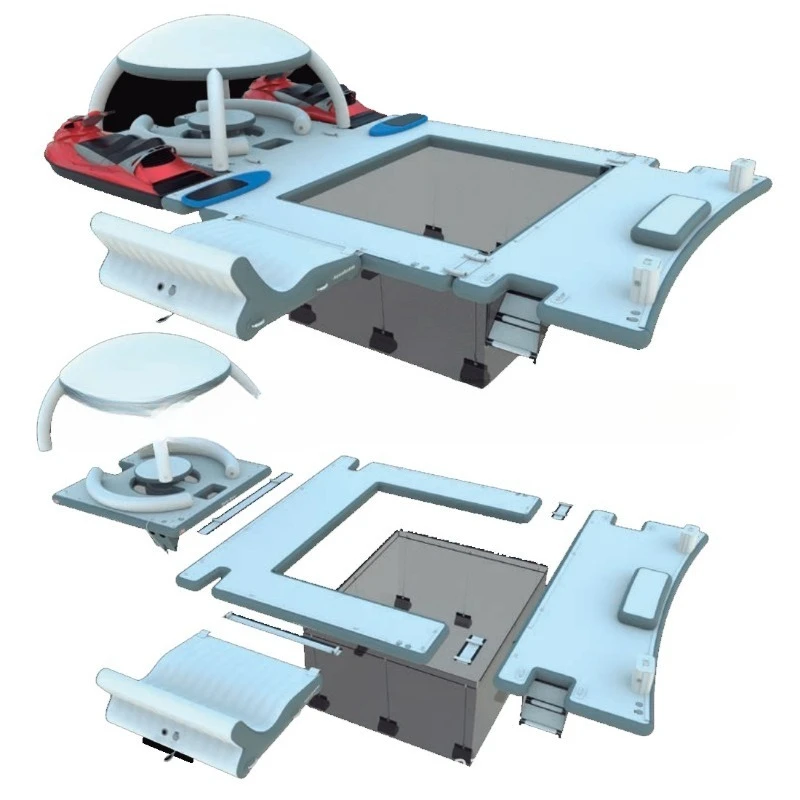 Inflatable Magic Carpet Fishing Platform, Floating Row, Yacht Docking Marina, Floating Bridge Water Bar
Inflatable Magic Carpet Fishing Platform, Floating Row, Yacht Docking Marina, Floating Bridge Water Bar