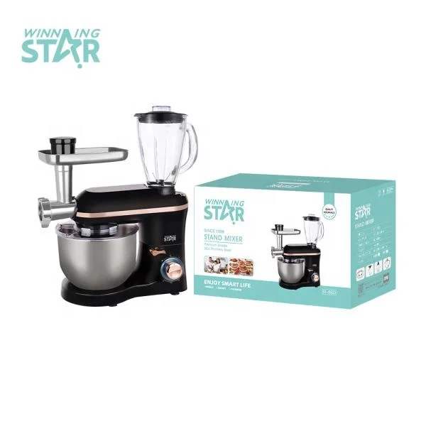 WINNINGSTAR Home Appliances 5.5 L 1400W Powerful Mixer ST-5523 Professional Kitchen Aids Cake Food Stand Mixer Machine
WINNINGSTAR Home Appliances 5.5 L 1400W Powerful Mixer ST-5523 Professional Kitchen Aids Cake Food Stand Mixer Machine