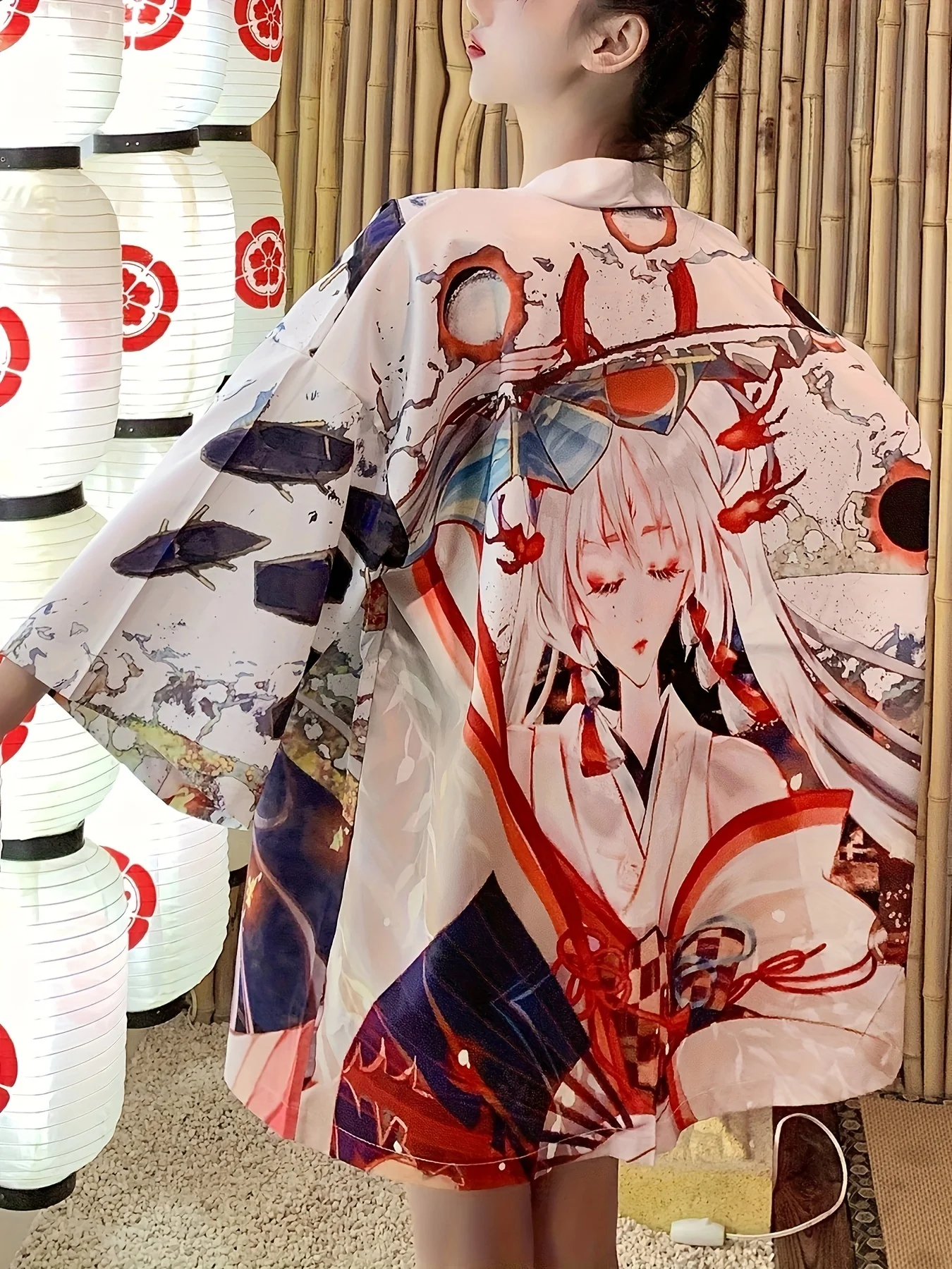 Тонкий Улучшенный японский кардиган Haori в японском стиле, свободный жакет в стиле юката с рукавами семь восьмых, тонкое пальто в Корейском стиле для лета
Тонкий Улучшенный японский кардиган Haori в японском стиле, свободный жакет в стиле юката с рукавами семь восьмых, тонкое пальто в Корейском стиле для лета