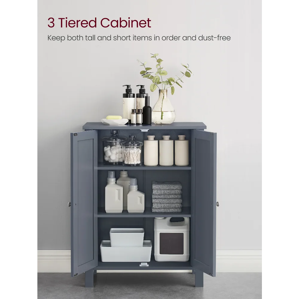 Slim Bathroom Floor Cabinet with 2 Adjustable Shelves - Fits Tight Spaces, Freestanding Storage Unit, 11.8" x 11.8" x 31.5"
Slim Bathroom Floor Cabinet with 2 Adjustable Shelves - Fits Tight Spaces, Freestanding Storage Unit, 11.8" x 11.8" x 31.5"